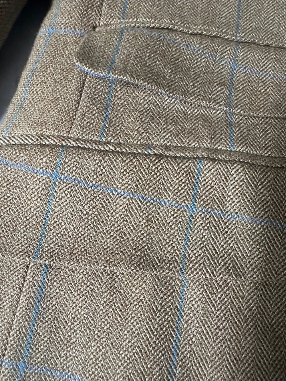 Stumper & Fielding Great Britain Tweed plaid Blazer Blend Sport Coat 40R luxury
